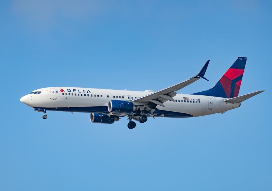 Avion Delta Air Lines en vol