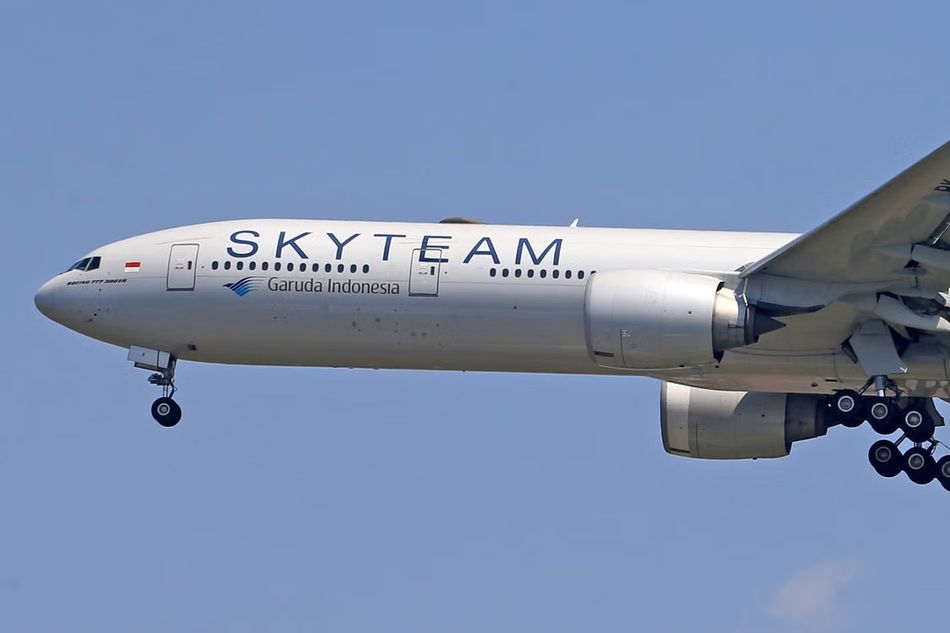 Avion Garuda Indonesia en livrée SkyTeam