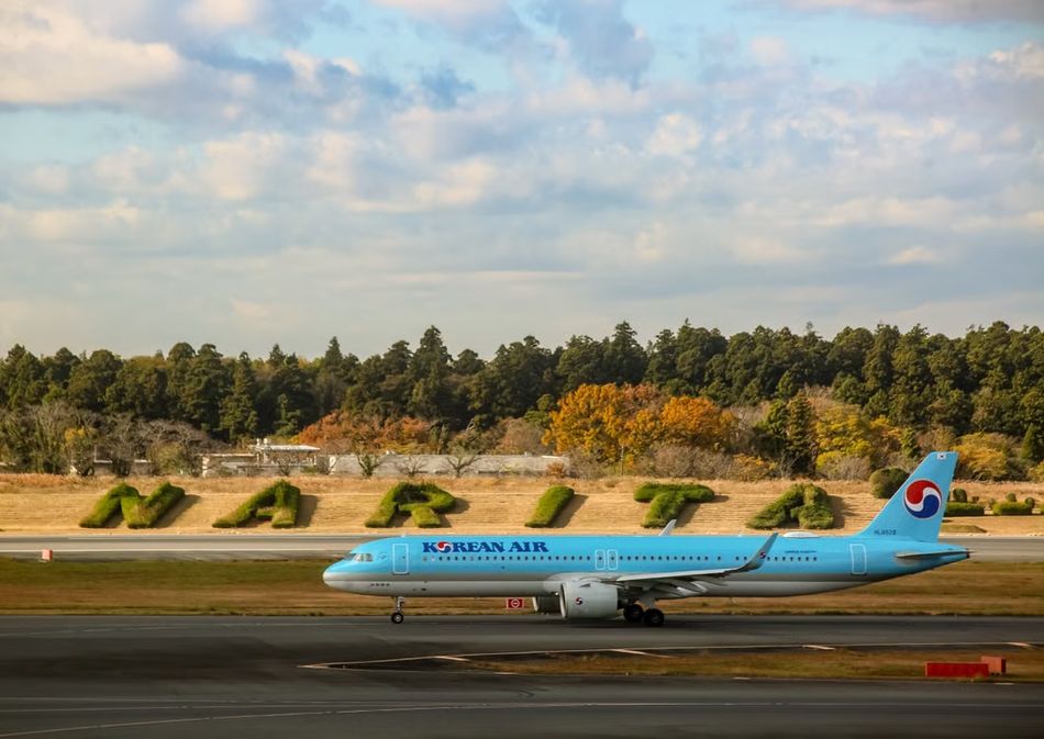 Avion Korean Air à Narita